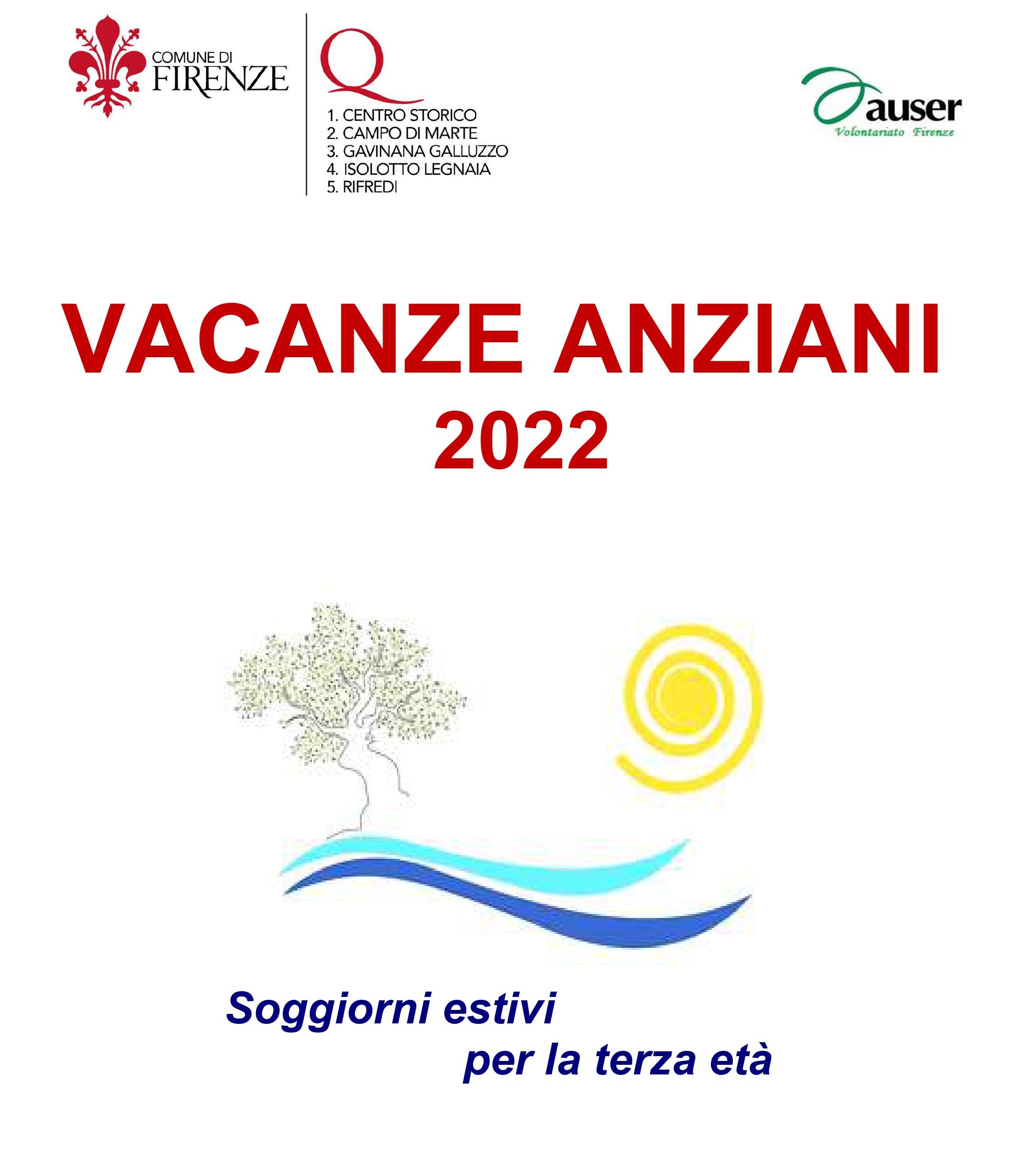 VACANZE ANZIANI ESTATE 2022