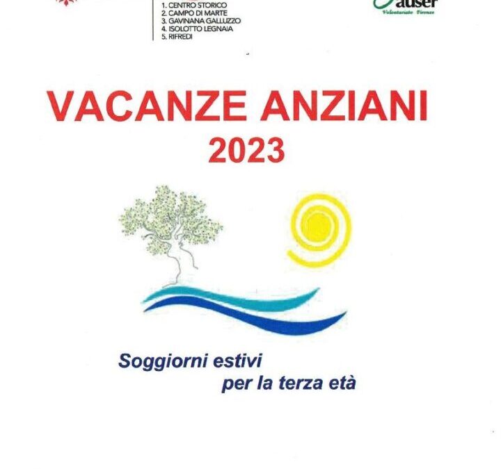 VACANZE ANZIANI 2023